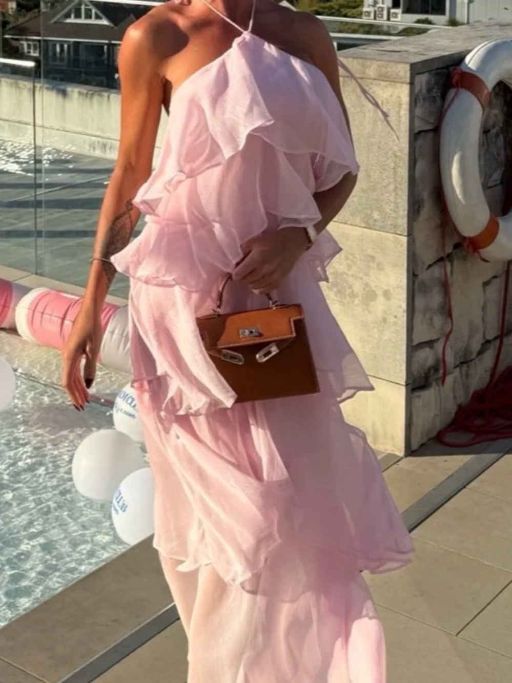 Billy J Soho Maxi Dress - Pink - Picture 3 of 5
